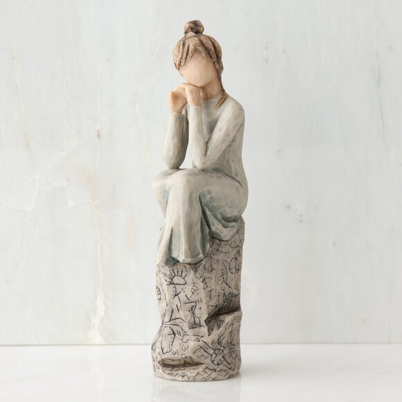 WILLOW TREE "PATIENCE" RESIN FIGURINE (NEW IN THE BOX) SKU#27537 - Picture 1 of 9